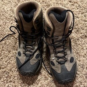 Merrell Tan and Black Hiking Boots